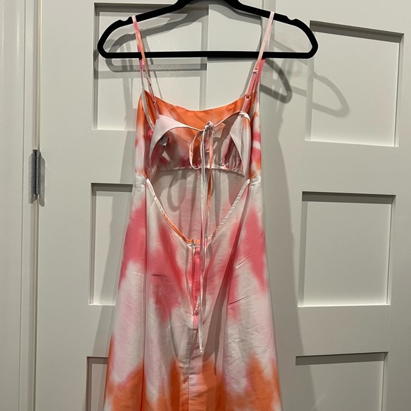 COLLUSION tie dye open back mini dress - Picture 3 of 5